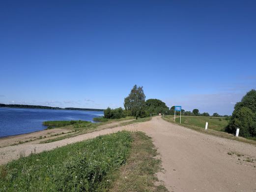 A memorial stone on the site of the city's foundation Kostroma