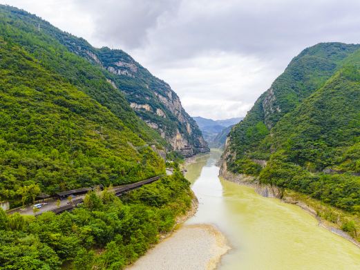 明月峡古栈道遗址