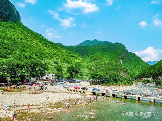 云锣山青龙峡漂流